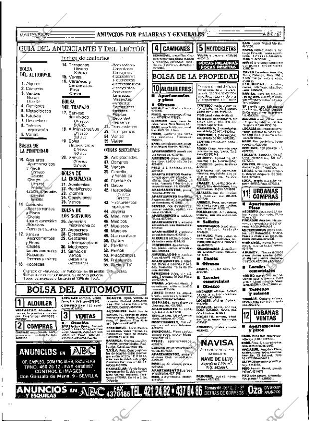 ABC SEVILLA 08-08-1989 página 67