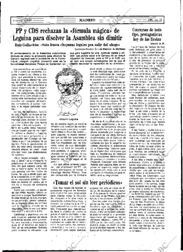 ABC MADRID 12-08-1989 página 23