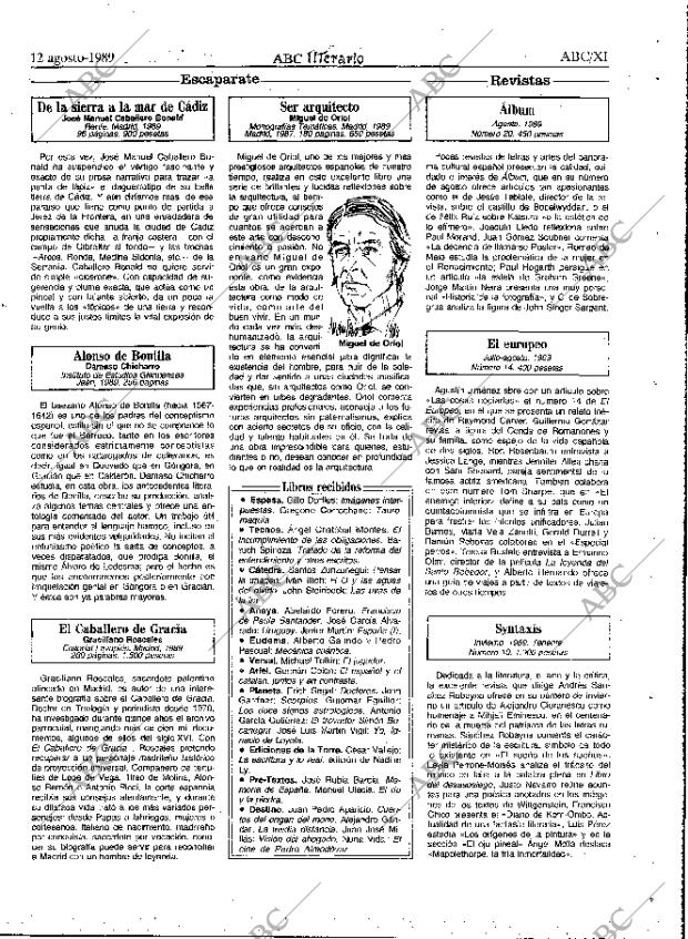 ABC MADRID 12-08-1989 página 49