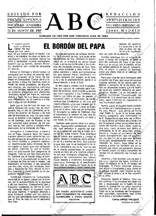 ABC MADRID 13-08-1989 página 3