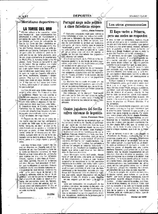 ABC MADRID 13-08-1989 página 58