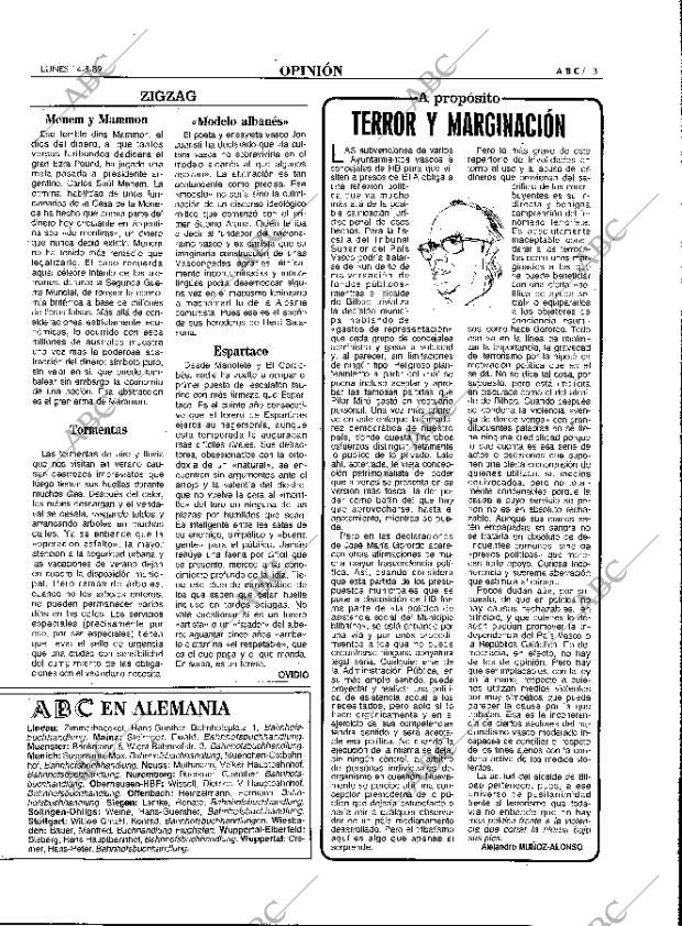 ABC MADRID 14-08-1989 página 13