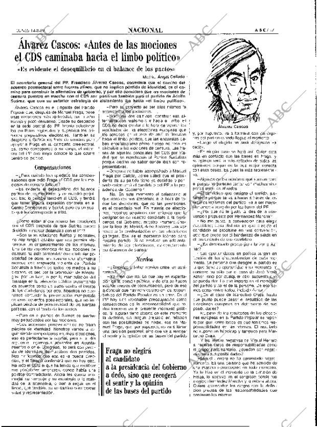 ABC MADRID 14-08-1989 página 17