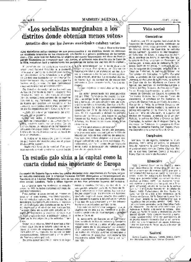 ABC MADRID 14-08-1989 página 28