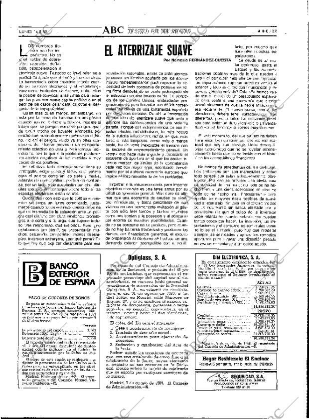 ABC MADRID 14-08-1989 página 37