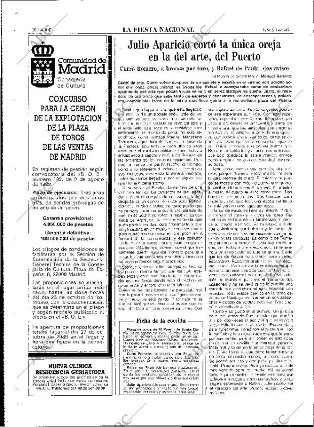 ABC MADRID 14-08-1989 página 50