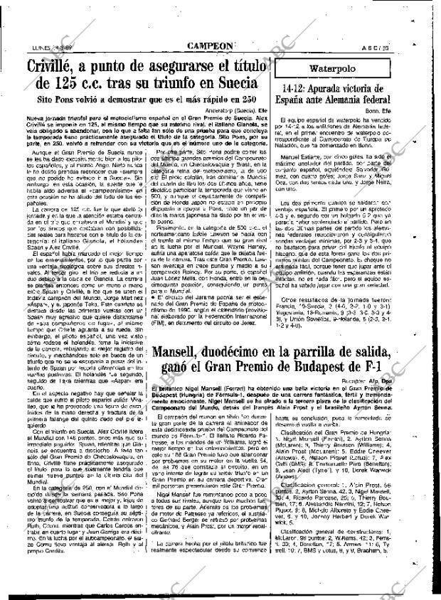 ABC MADRID 14-08-1989 página 55