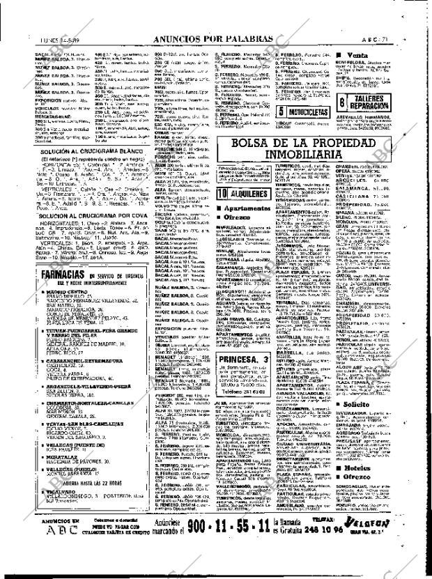 ABC MADRID 14-08-1989 página 71
