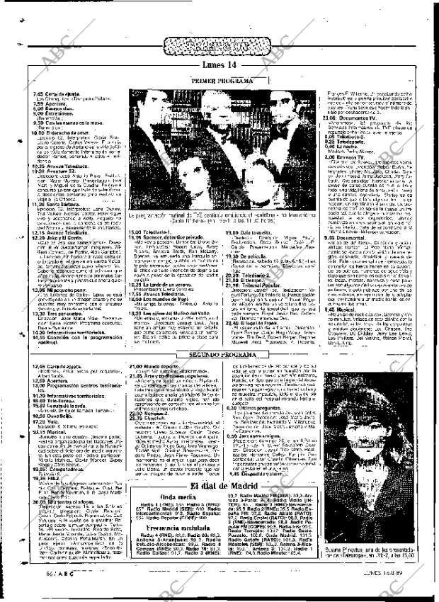 ABC MADRID 14-08-1989 página 86