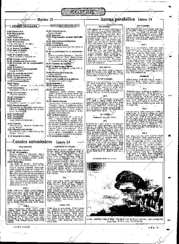 ABC MADRID 14-08-1989 página 87