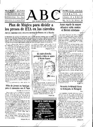 ABC MADRID 14-08-1989 página 9