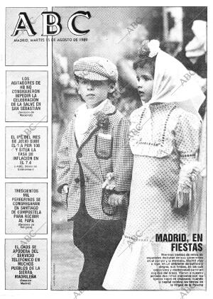 ABC MADRID 15-08-1989 página 1