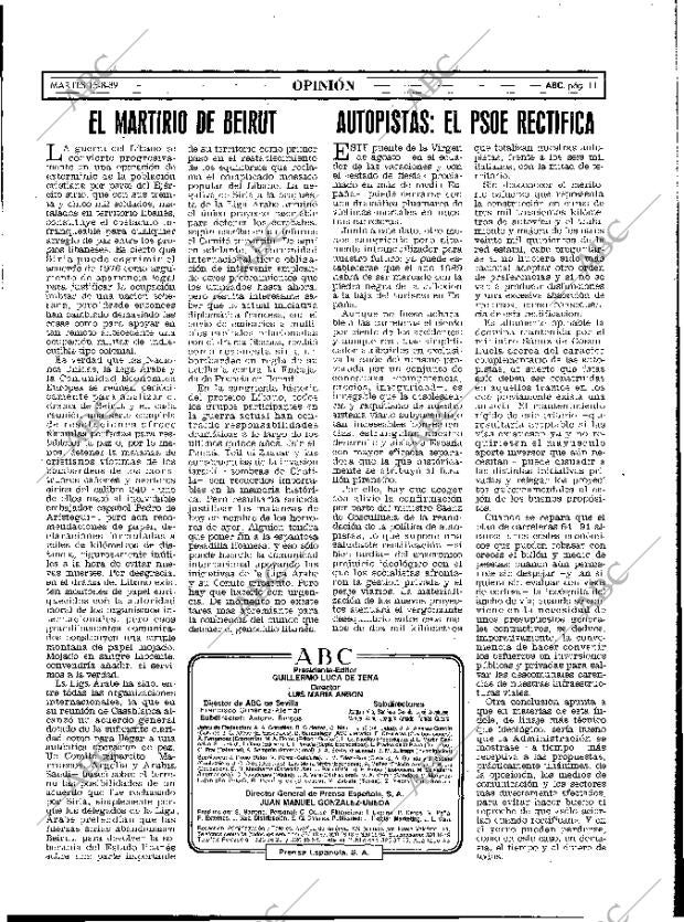 ABC MADRID 15-08-1989 página 11