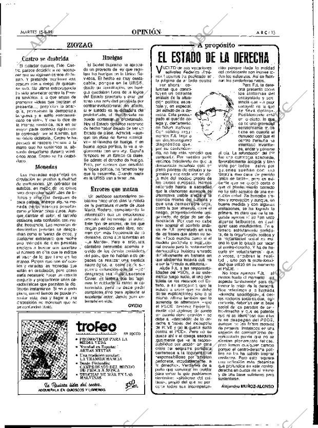 ABC MADRID 15-08-1989 página 13