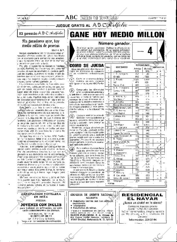 ABC MADRID 15-08-1989 página 34