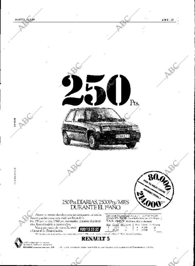 ABC MADRID 15-08-1989 página 39