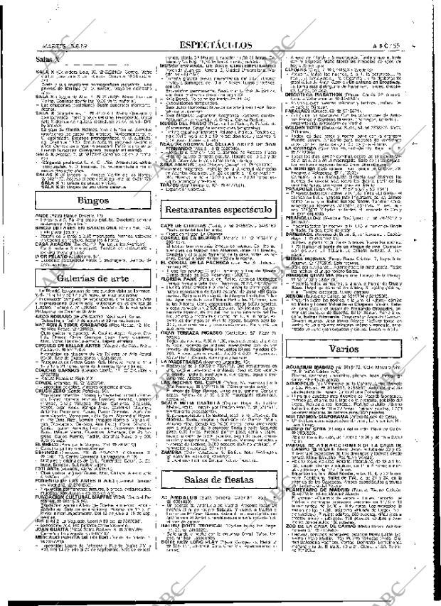 ABC MADRID 15-08-1989 página 55