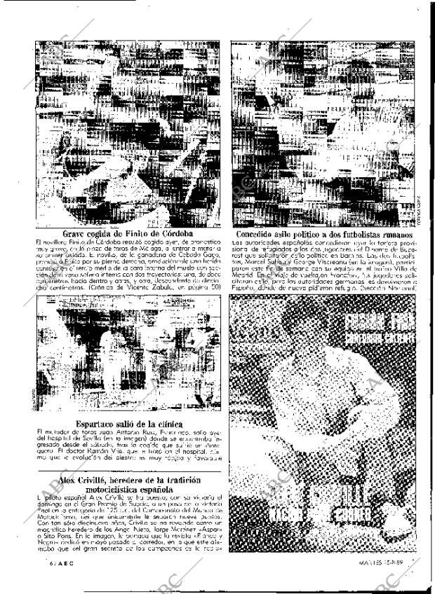 ABC MADRID 15-08-1989 página 6