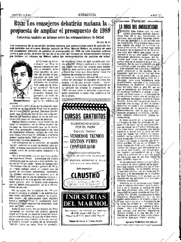ABC SEVILLA 15-08-1989 página 23