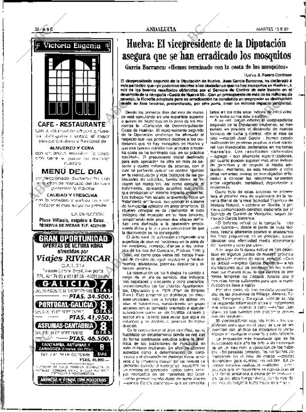 ABC SEVILLA 15-08-1989 página 26