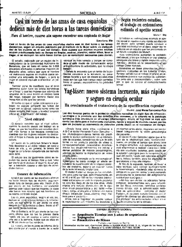 ABC SEVILLA 15-08-1989 página 31