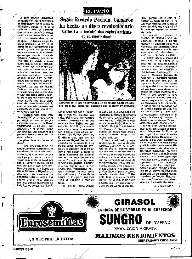 ABC SEVILLA 15-08-1989 página 77
