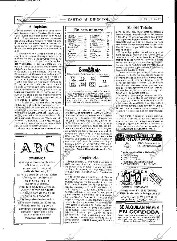 ABC MADRID 16-08-1989 página 10