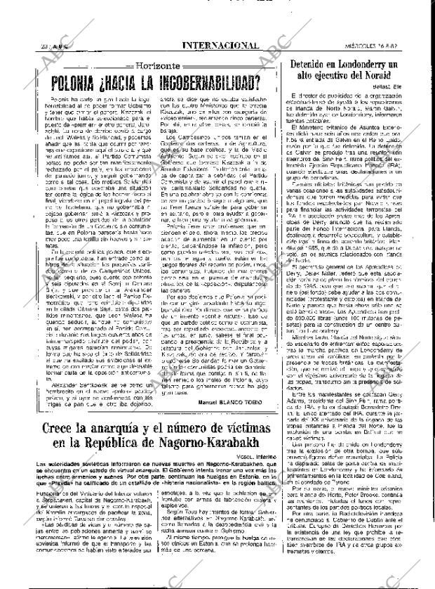 ABC MADRID 16-08-1989 página 20