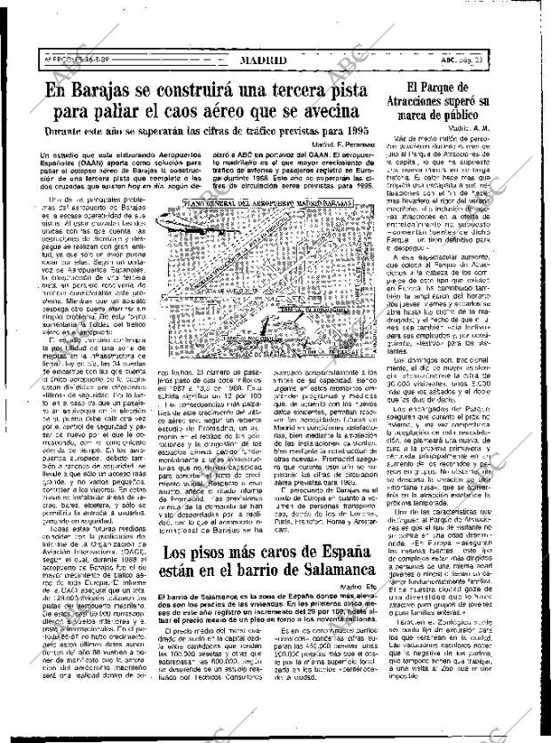 ABC MADRID 16-08-1989 página 23