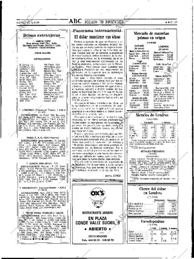 ABC MADRID 16-08-1989 página 37
