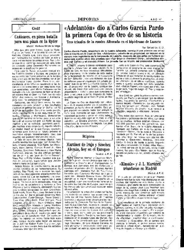 ABC MADRID 16-08-1989 página 47