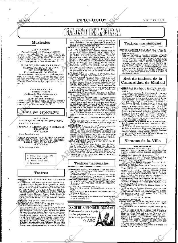 ABC MADRID 16-08-1989 página 52