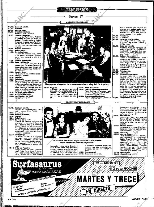 ABC SEVILLA 17-08-1989 página 70