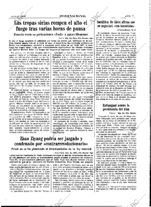 ABC MADRID 18-08-1989 página 21