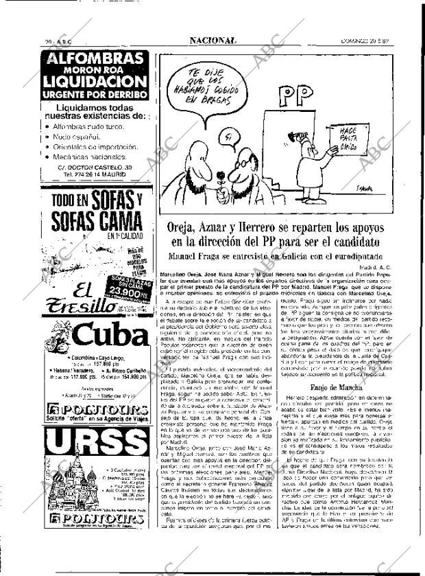 ABC MADRID 20-08-1989 página 20