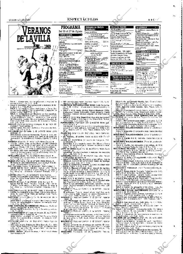 ABC MADRID 20-08-1989 página 71