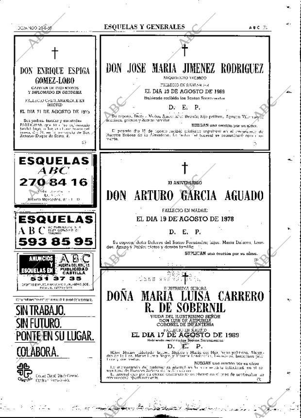 ABC MADRID 20-08-1989 página 75
