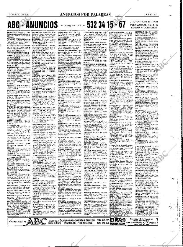 ABC MADRID 20-08-1989 página 87
