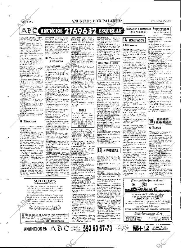 ABC MADRID 20-08-1989 página 88