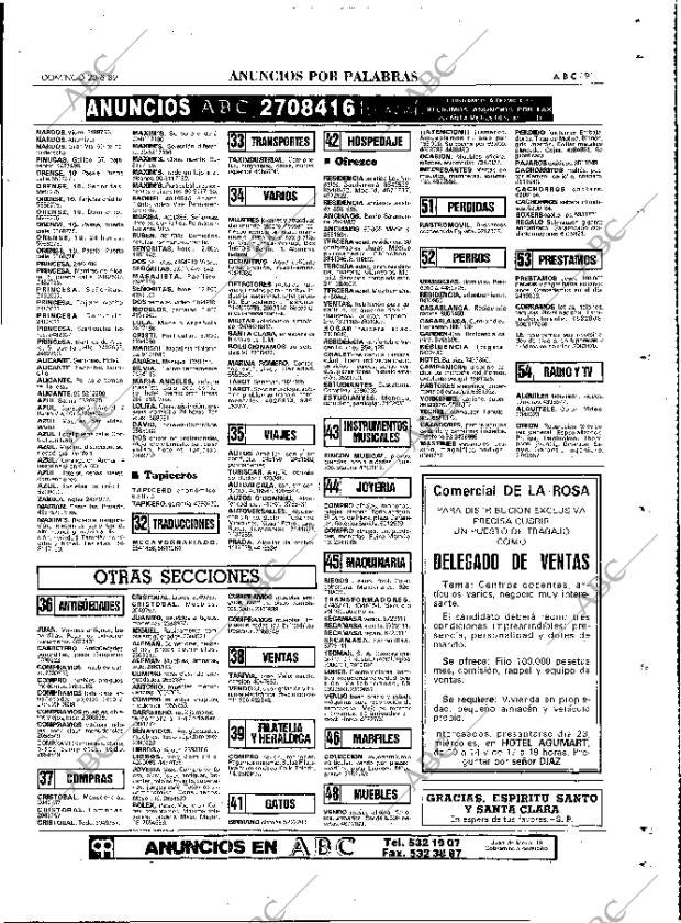 ABC MADRID 20-08-1989 página 91