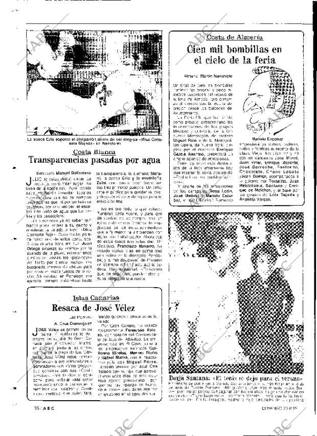 ABC MADRID 20-08-1989 página 98