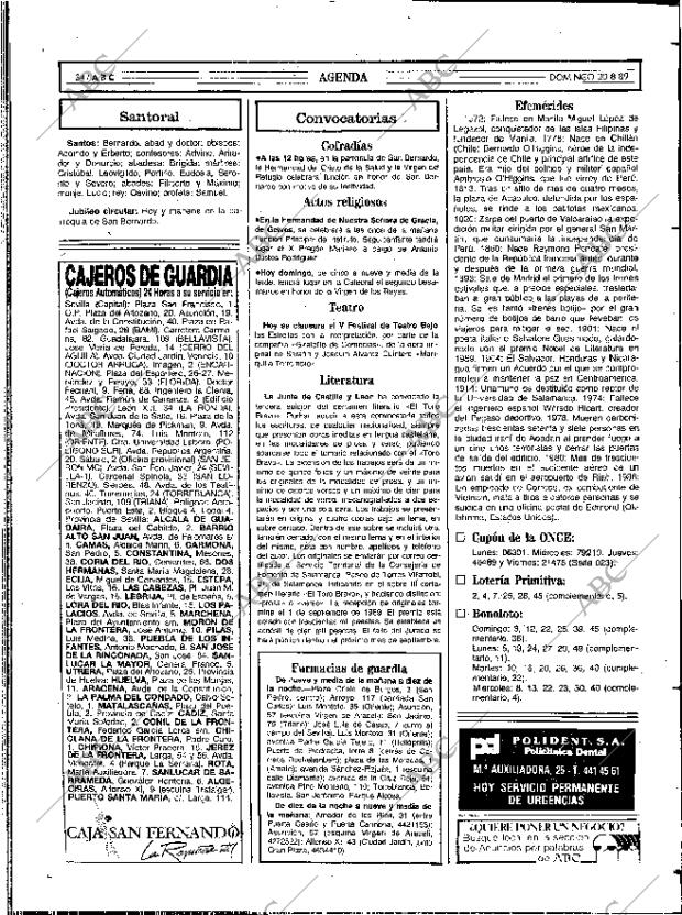 ABC SEVILLA 20-08-1989 página 34