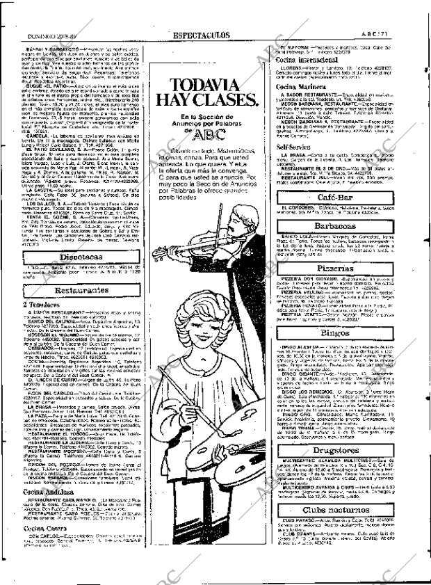 ABC SEVILLA 20-08-1989 página 71