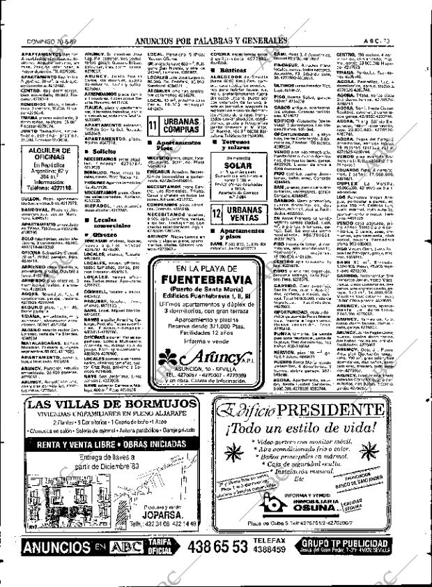 ABC SEVILLA 20-08-1989 página 73