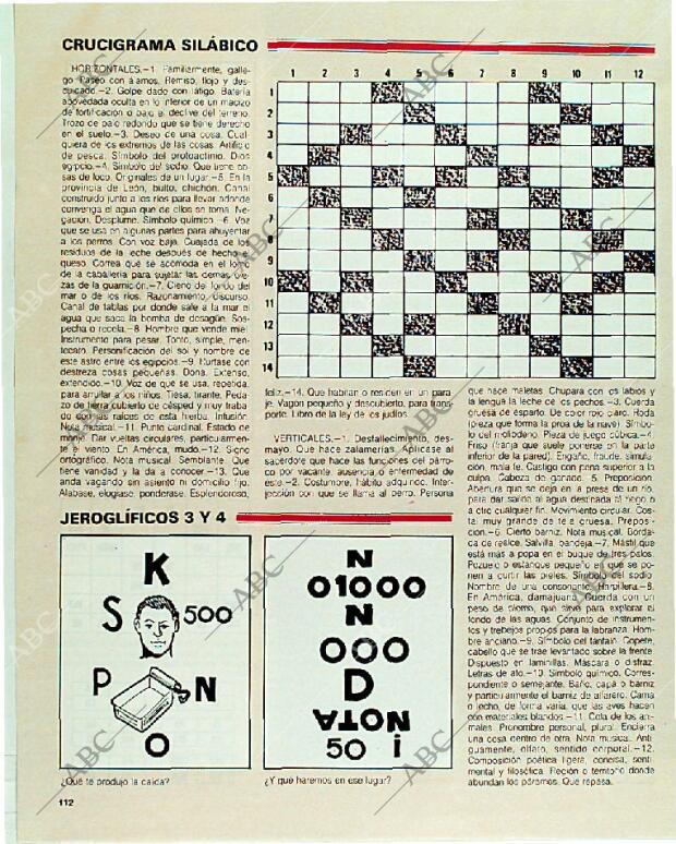 BLANCO Y NEGRO MADRID 20-08-1989 página 112