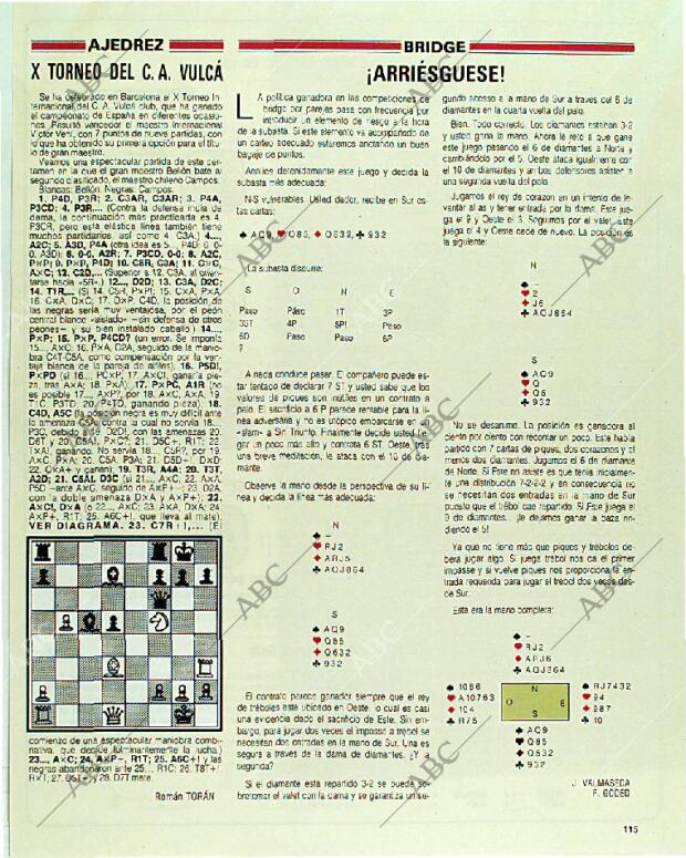 BLANCO Y NEGRO MADRID 20-08-1989 página 115