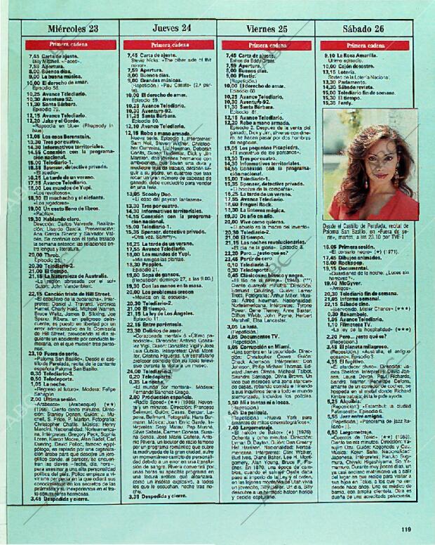 BLANCO Y NEGRO MADRID 20-08-1989 página 119