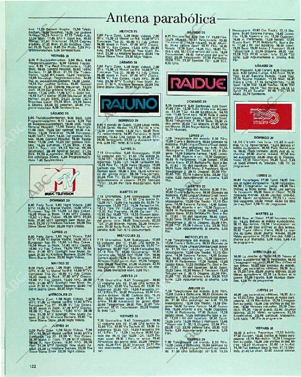 BLANCO Y NEGRO MADRID 20-08-1989 página 122