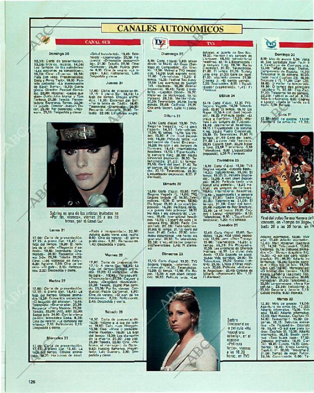 BLANCO Y NEGRO MADRID 20-08-1989 página 126