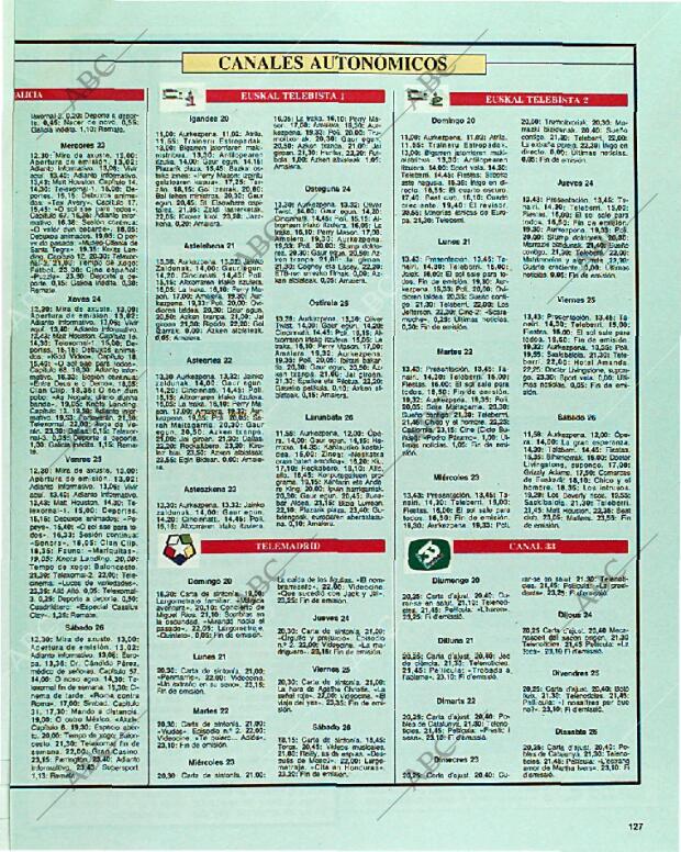 BLANCO Y NEGRO MADRID 20-08-1989 página 127